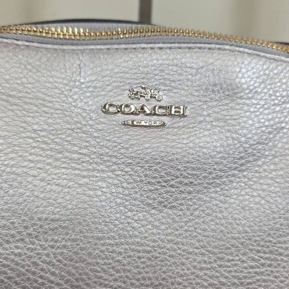 Coach Kelsey Pebbled Leather Satchel - Picture 4 of 14